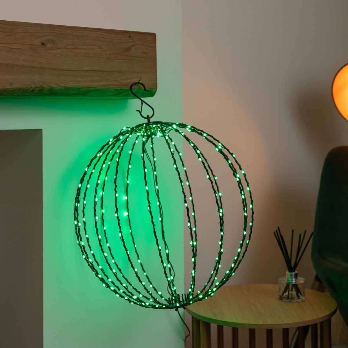 40cm Light up Colour Changing Christmas Orb with LEDs and Remote Control