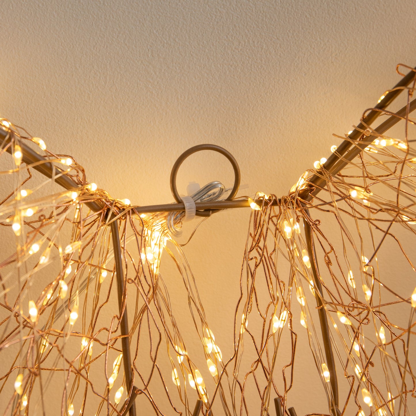 58cm Light up Christmas Galaxy Bow Light with 960 Warm White LEDs