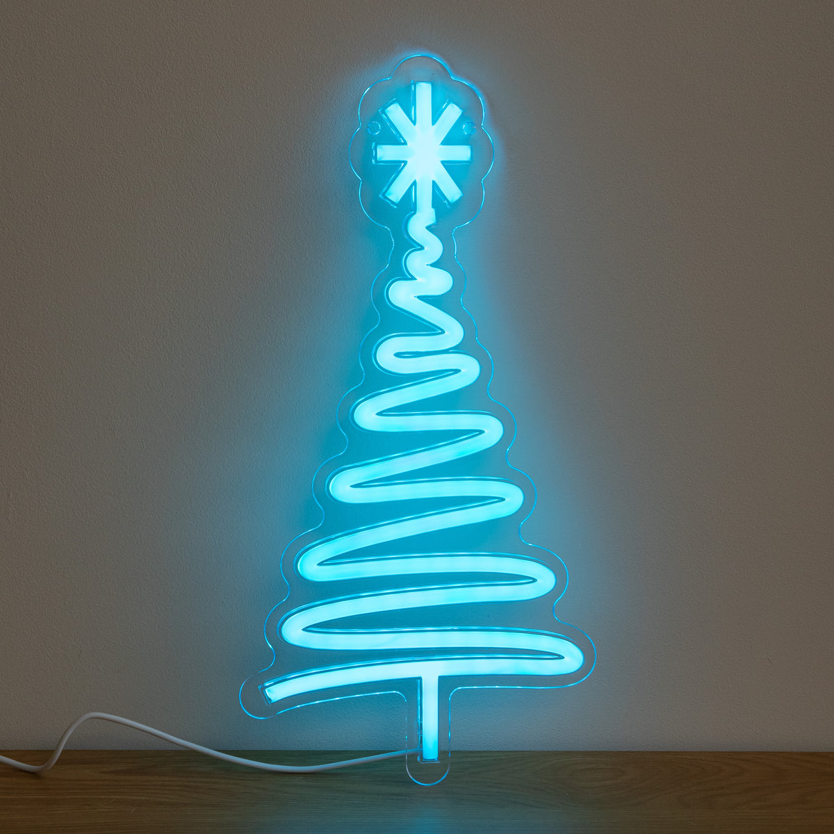 40cm USB Powered Neon Christmas Tree Light with Multi-Coloured LEDs
