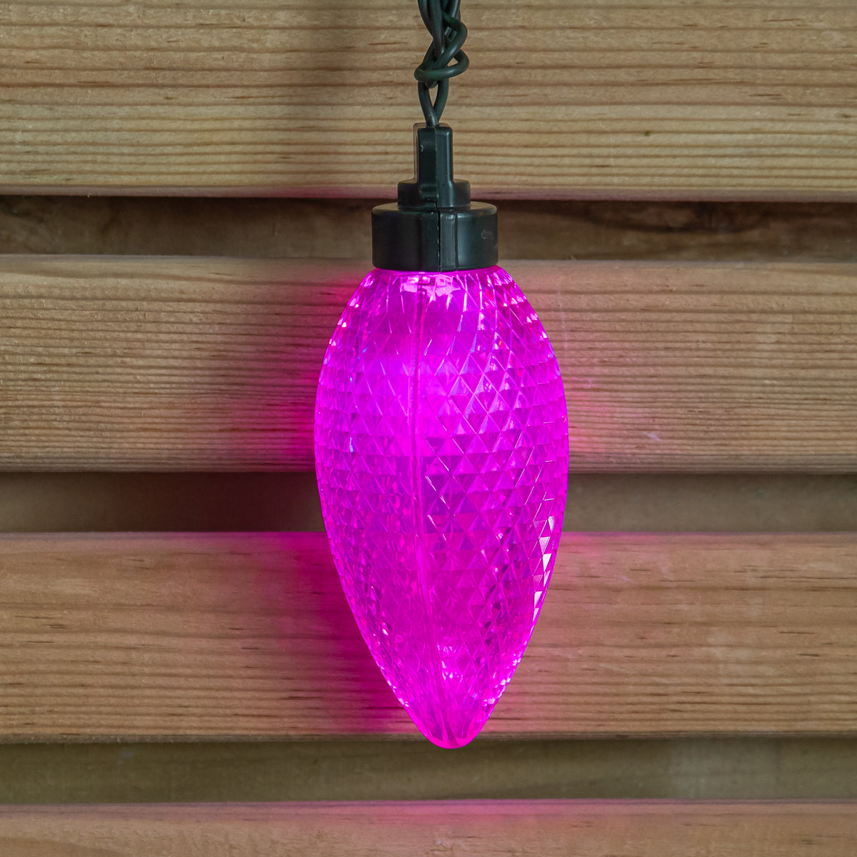 Set of 20 Pine Cone Christmas String Lights with 80 Multi-Coloured LEDs