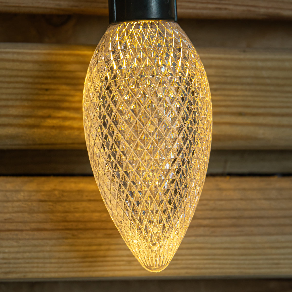 Set of 20 Pine Cone Christmas String Lights with 80 Warm White LEDs