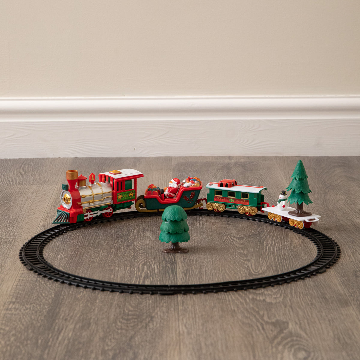 Christmas Musical Train Set with Lights & 3 Track Layouts