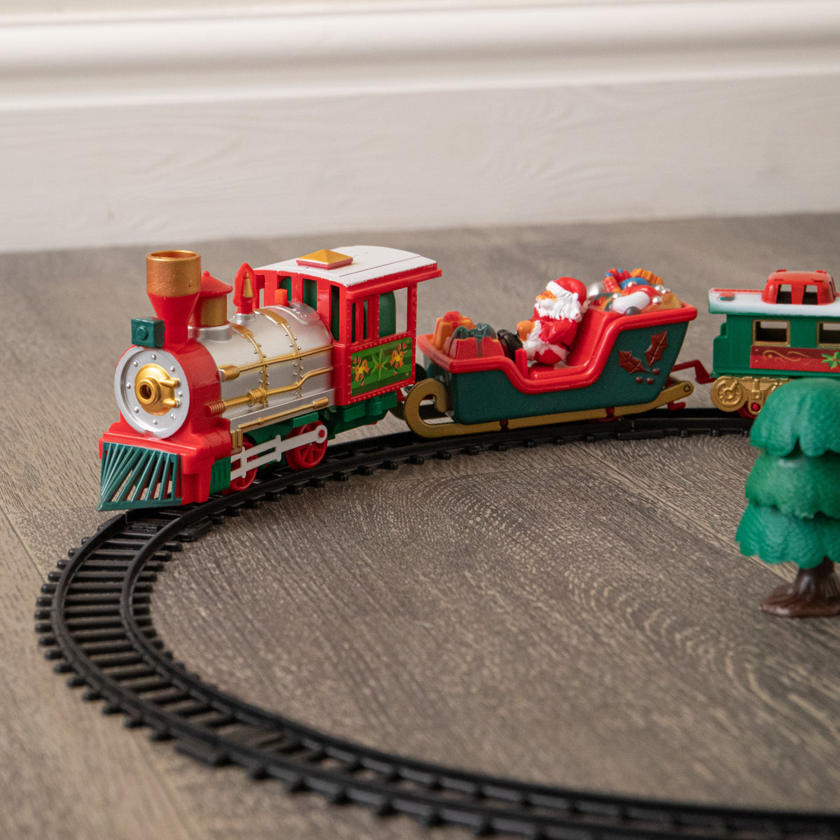 Christmas Musical Train Set with Lights & 3 Track Layouts