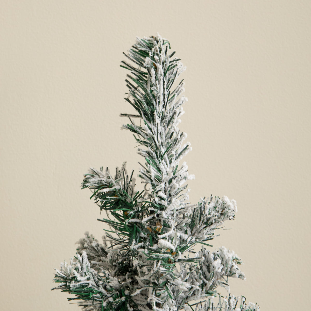 60cm Snowy Mini Fir Christmas Tree with Jute Bag Stand