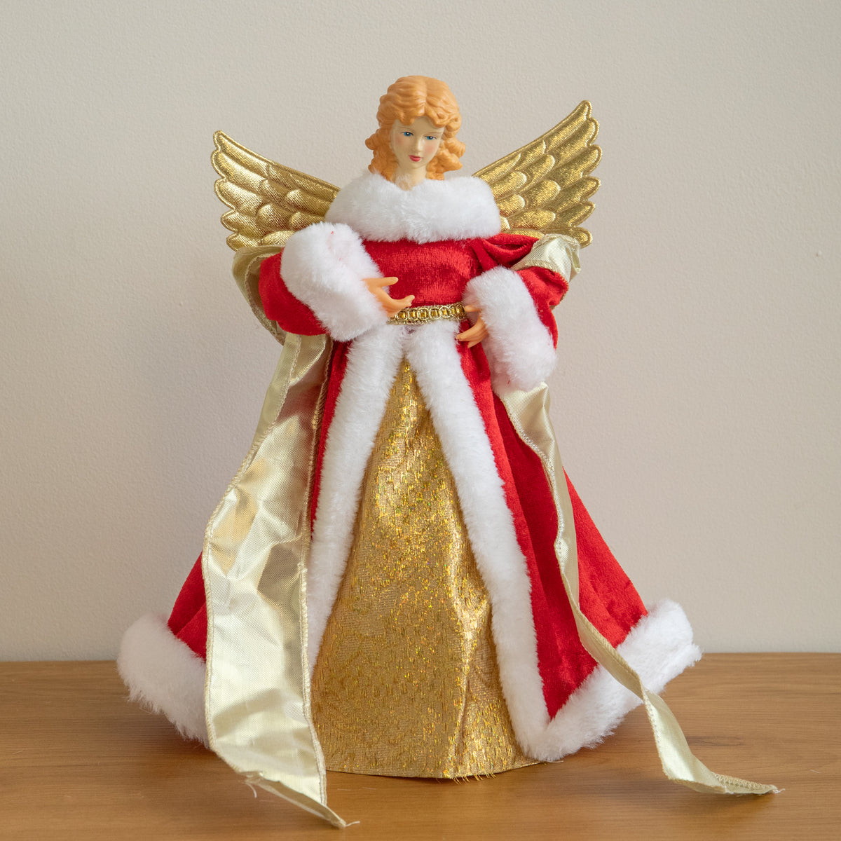 30cm Traditional Christmas Angel Tree Topper Decoration