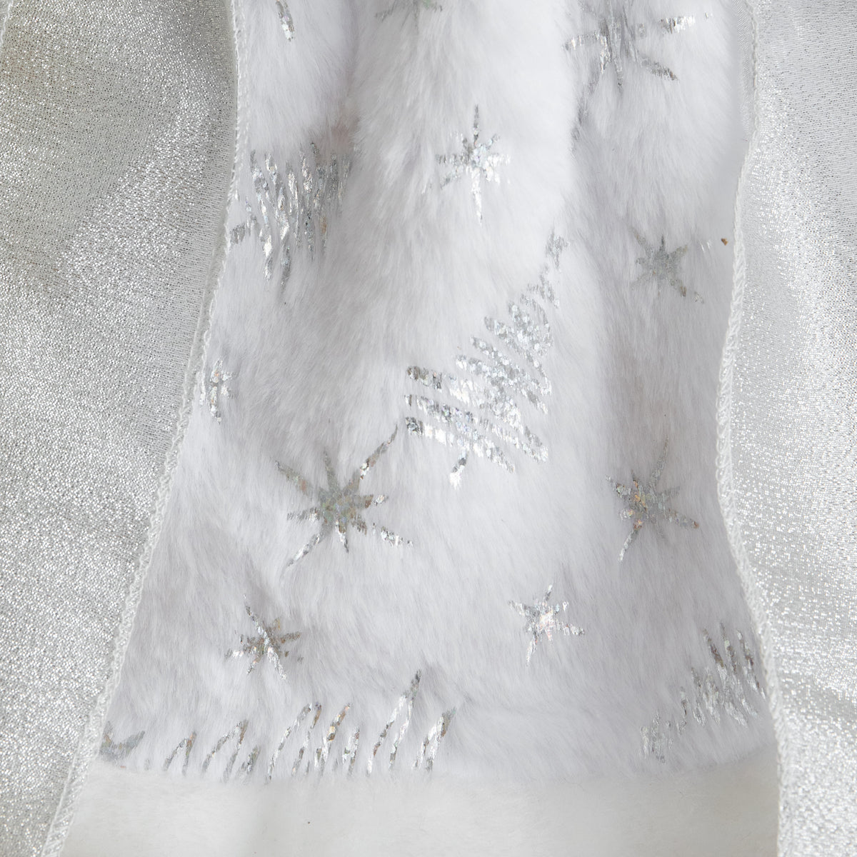 30cm Traditional Christmas Angel Tree Topper Decoration in Silver