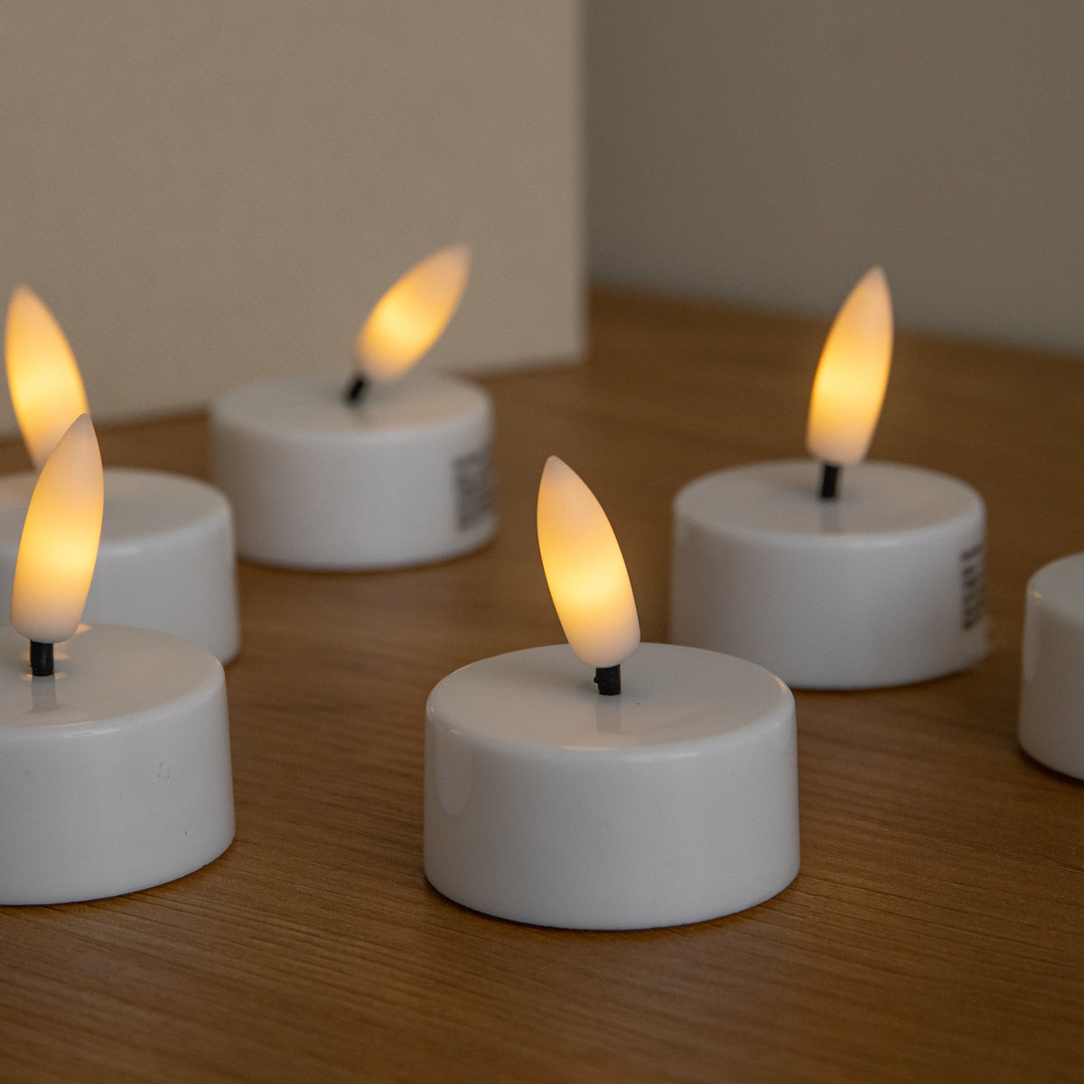 Battery Powered 12 Pack Flameless LED Tealight Candles