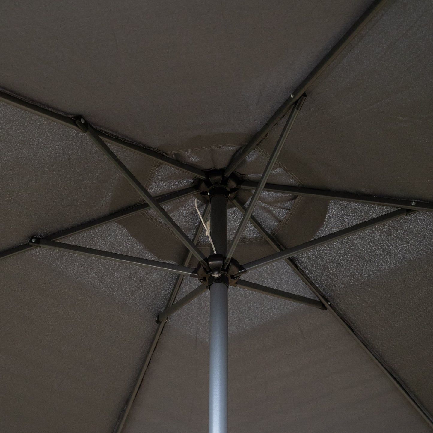 2.7m Outdoor Garden Parasol Sun Shade with Crank Handle in Grey