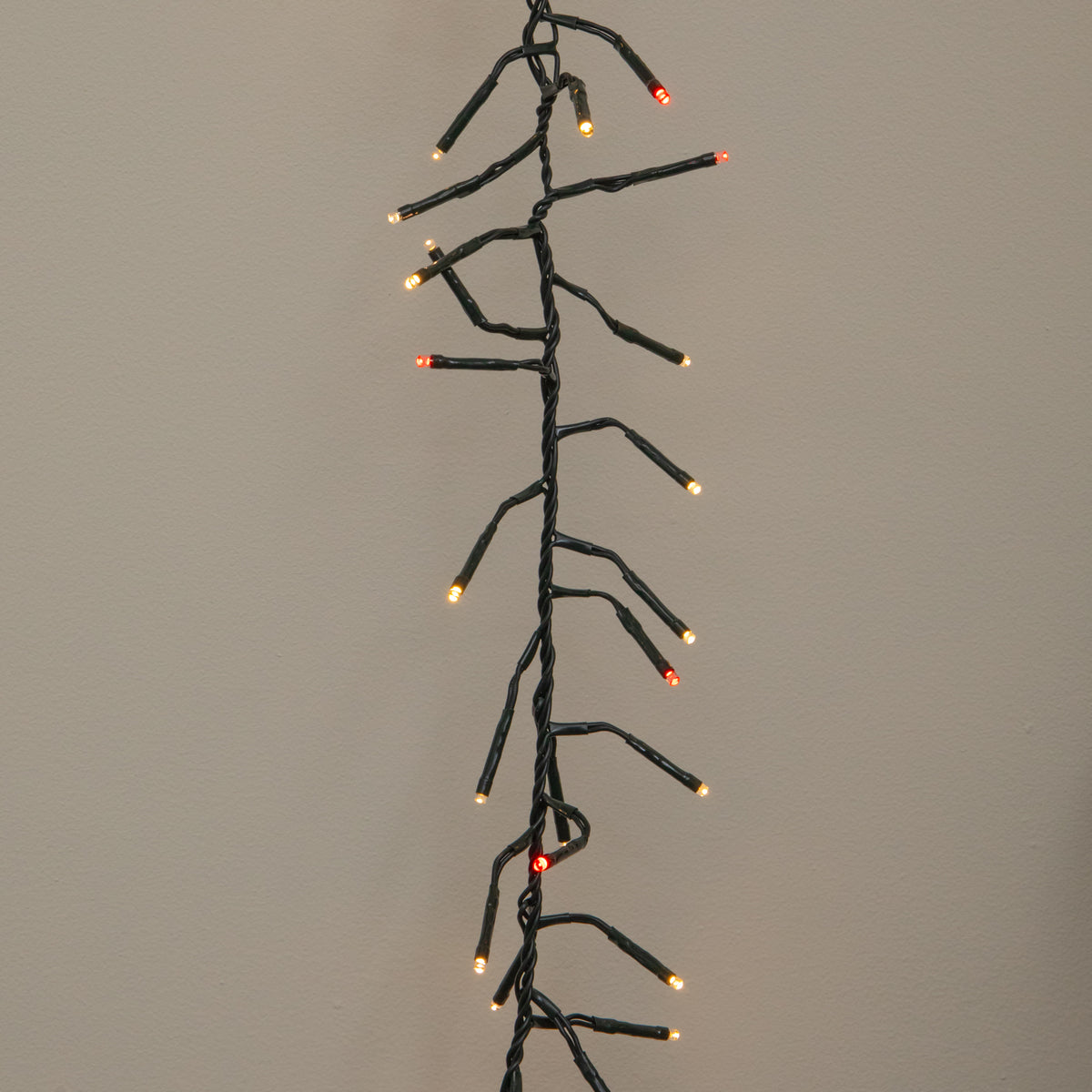 12.4m 960 LED ClusterBrights Christmas String Lights in Red & Warm White