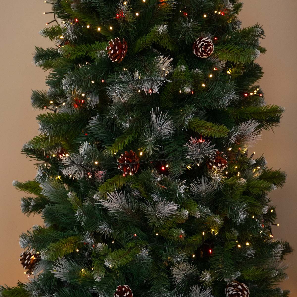 25m 1000 LED TreeBrights Christmas String Lights in Red & Warm White