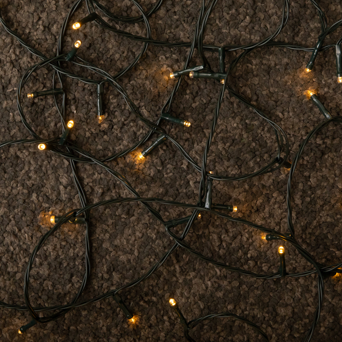 20m 200 LED Multi-Action Christmas String Lights in Warm White