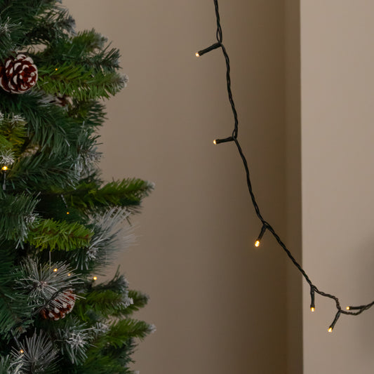100m 1000 LED Multi-Action Christmas String Lights in Warm White