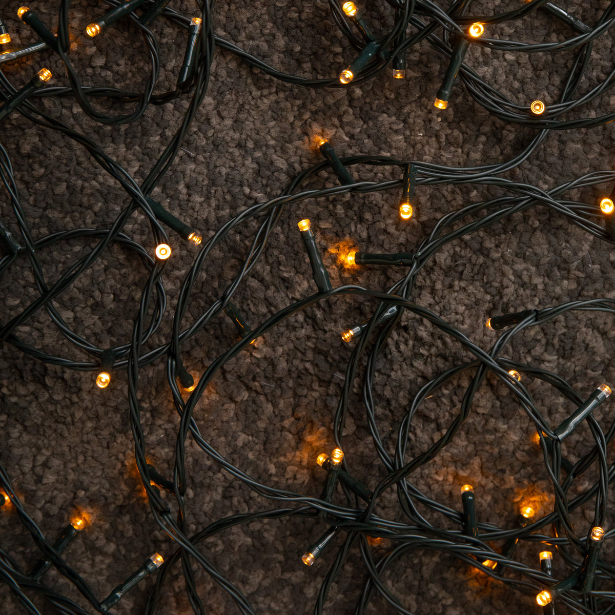 100m 1000 LED Multi-Action Christmas String Lights in Antique White