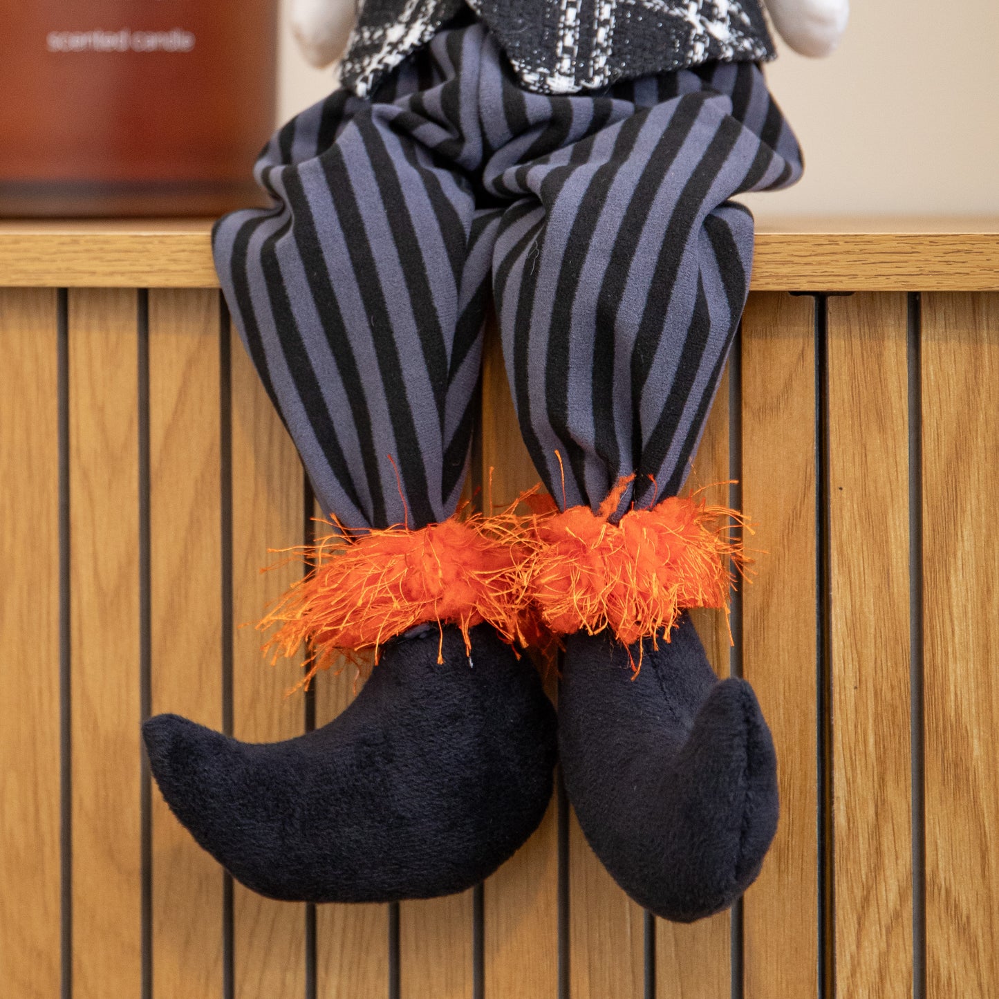 60cm Mr Bones Seated Halloween Decoration with Dangly Legs