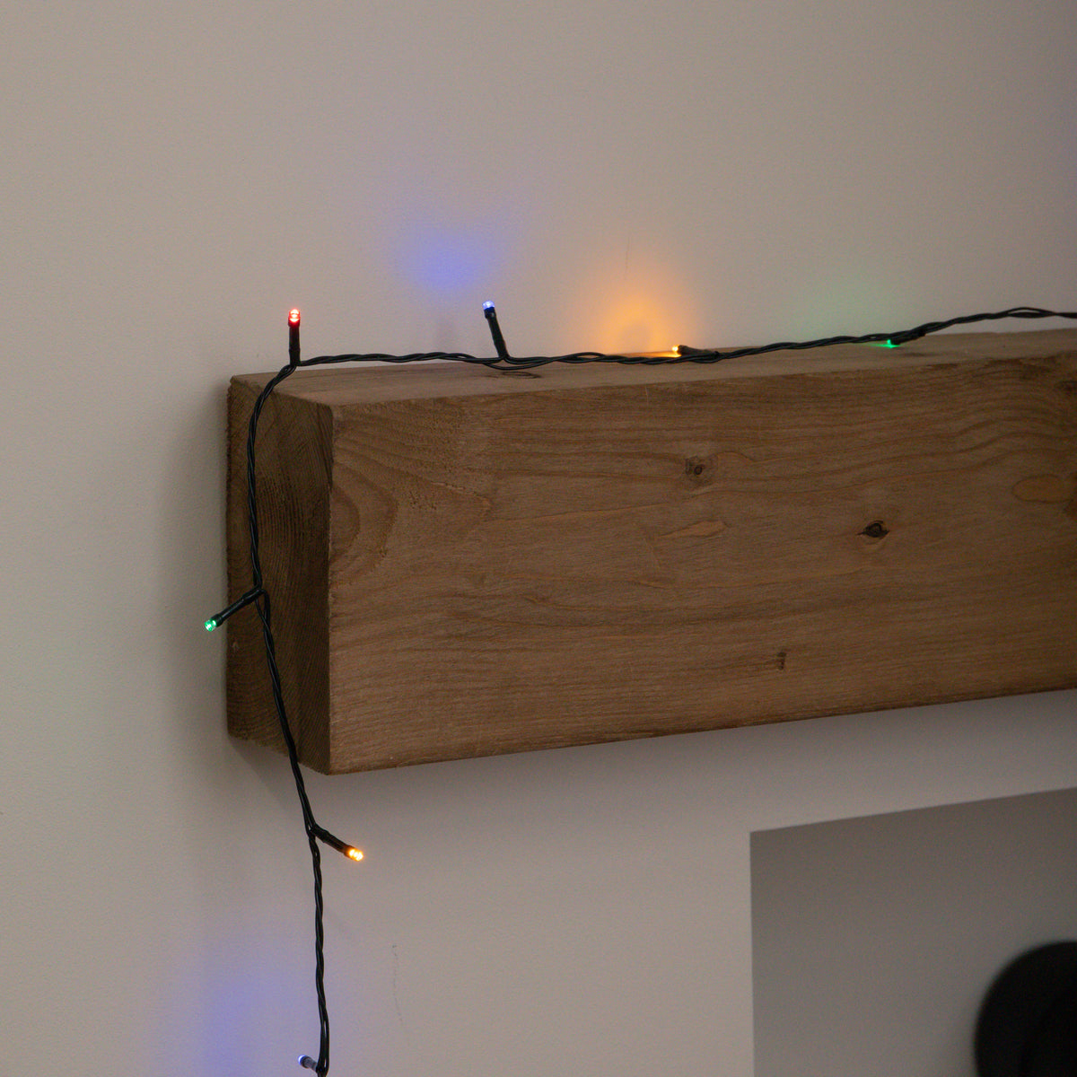 20m 200 LED Multi-Action Christmas String Lights in Multi-Coloured