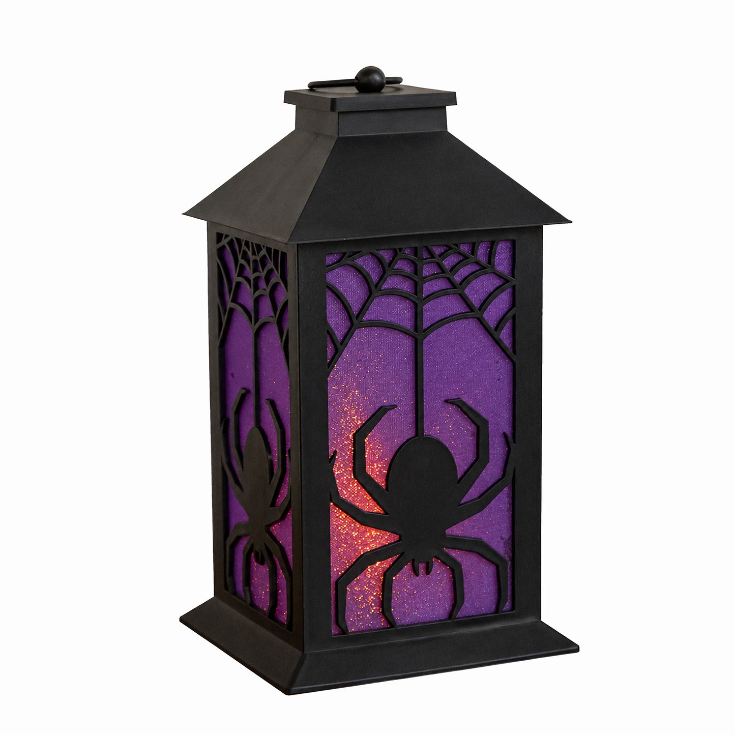 32cm Battery Powered Light up Spider Halloween Lantern with LEDs