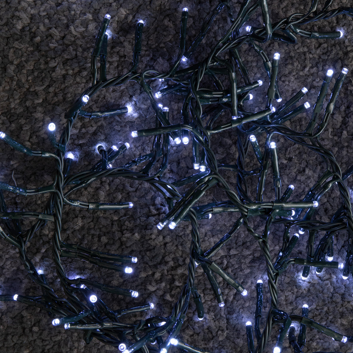 5m 500 LED Cluster Christmas String Lights in Cool White