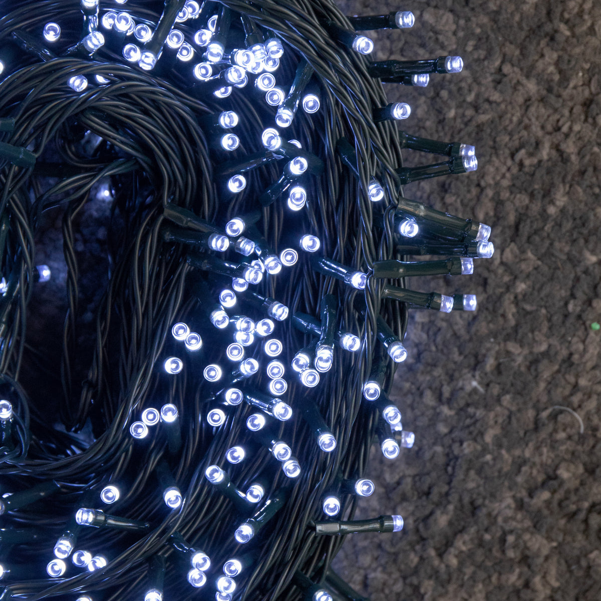 100m 1000 LED Multi-Action Christmas String Lights in Cool White