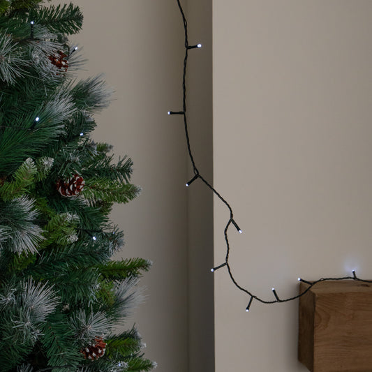 100m 1000 LED Multi-Action Christmas String Lights in Cool White