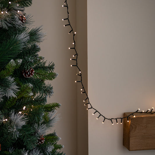 9m 360 LED BerryBrights Christmas String Lights in Warm White