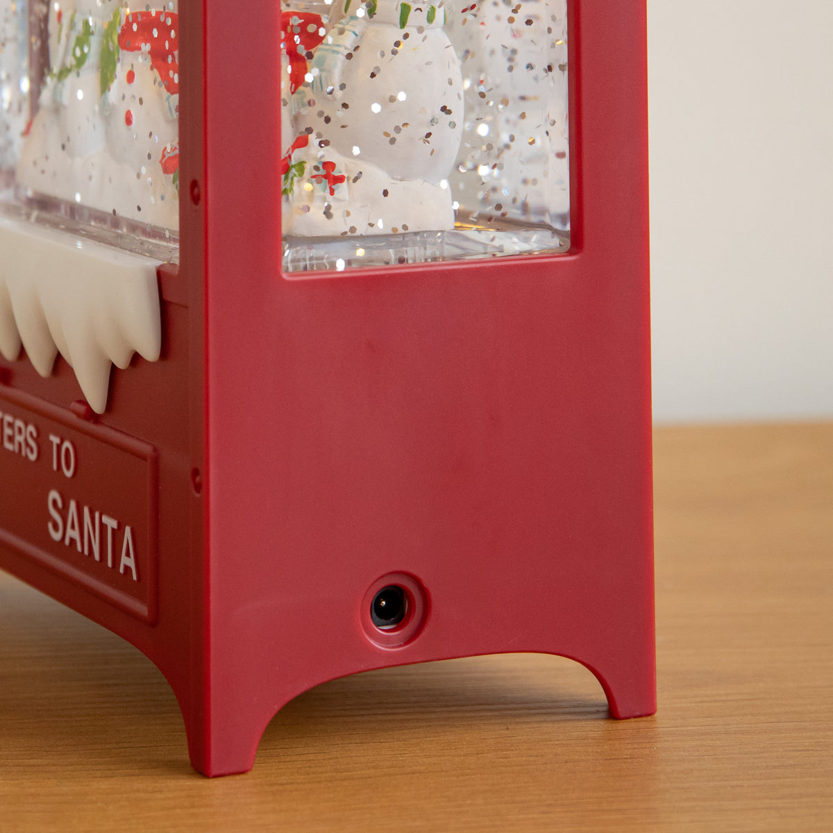 21cm Dual Powered Christmas Snowman Letterbox Water Spinner with LEDs