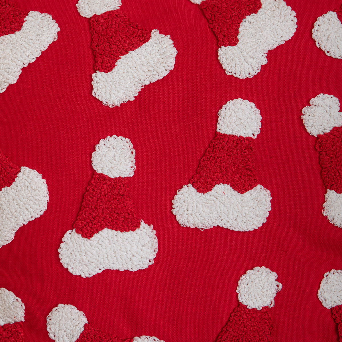 43cm Soft Red Santa Hat Christmas Cushion Decoration