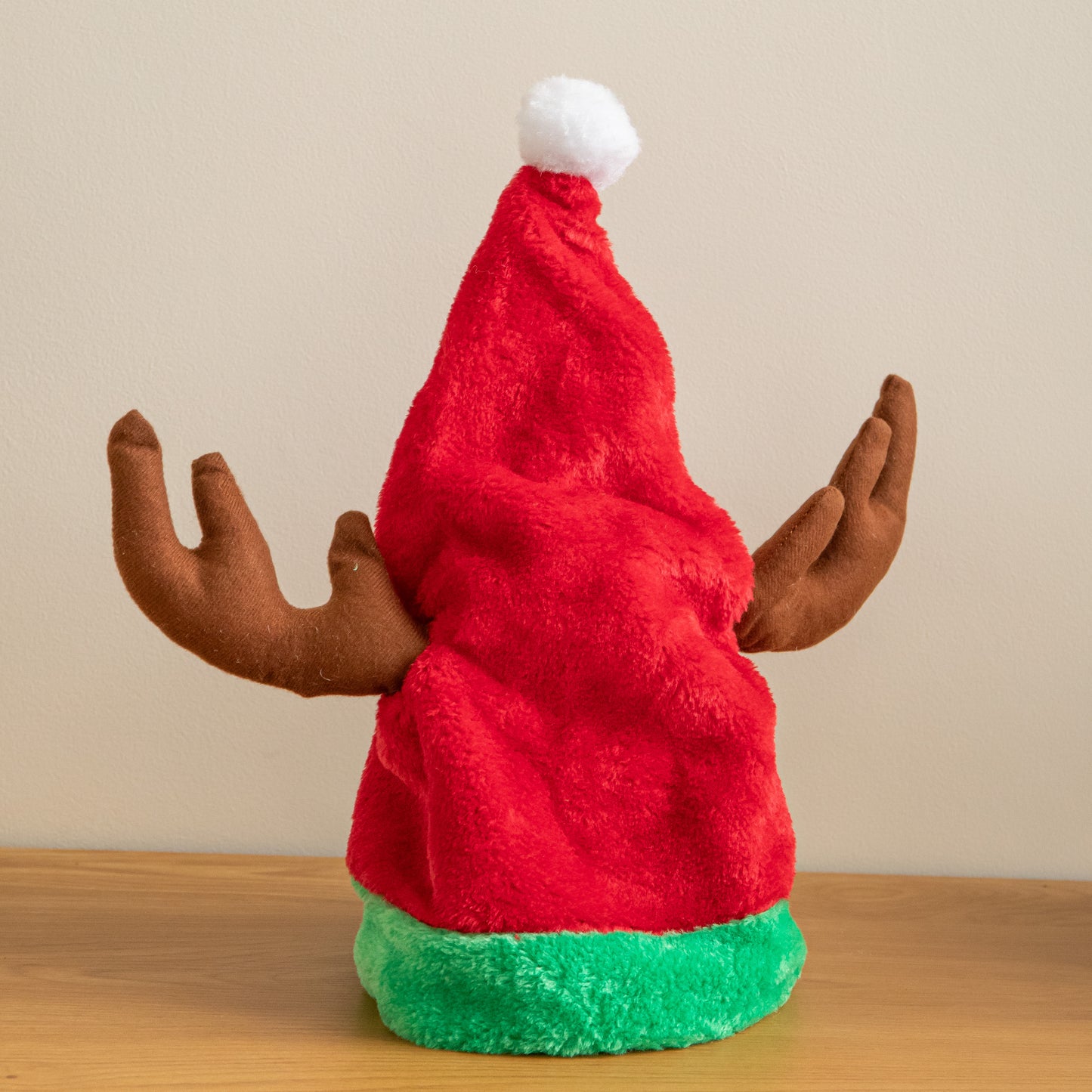 50cm Battery Powered Dancing Santa Hat with Antlers & Festive Music