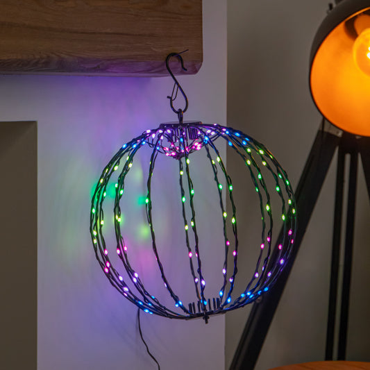 30cm Light up Colour Changing LED Twinkling Orb Christmas Ball with Remote