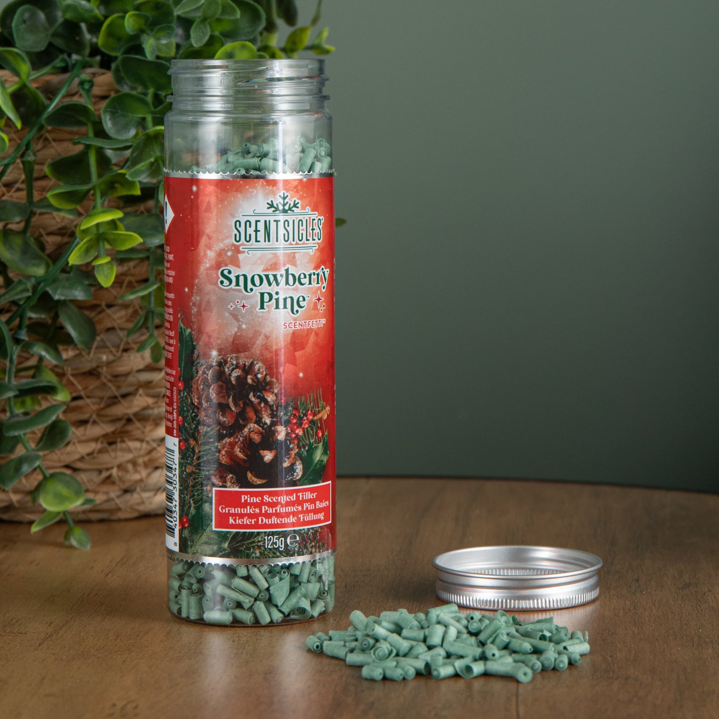 125g Snowberry Pine Cones Scentsicles Scentfetti Christmas Decoration