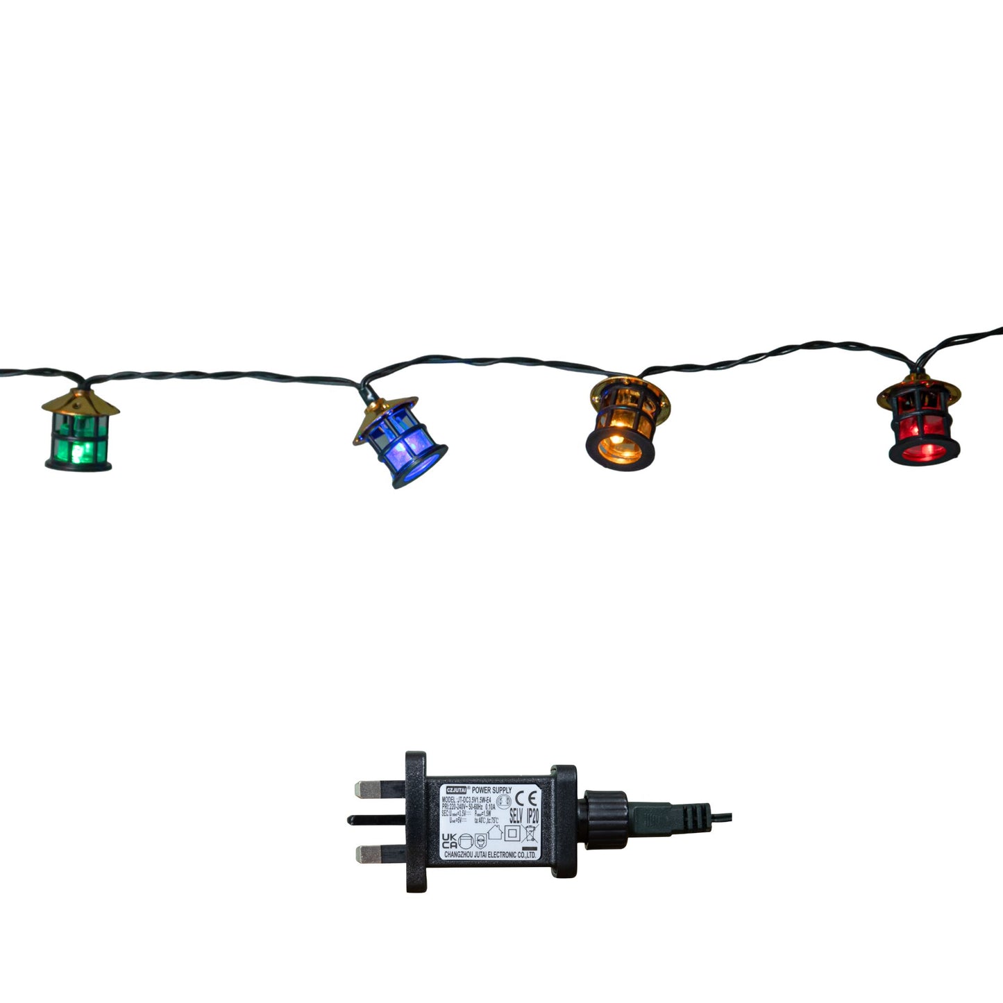4m 40 LED Palace Cage Christmas String Lights in Multi-Coloured