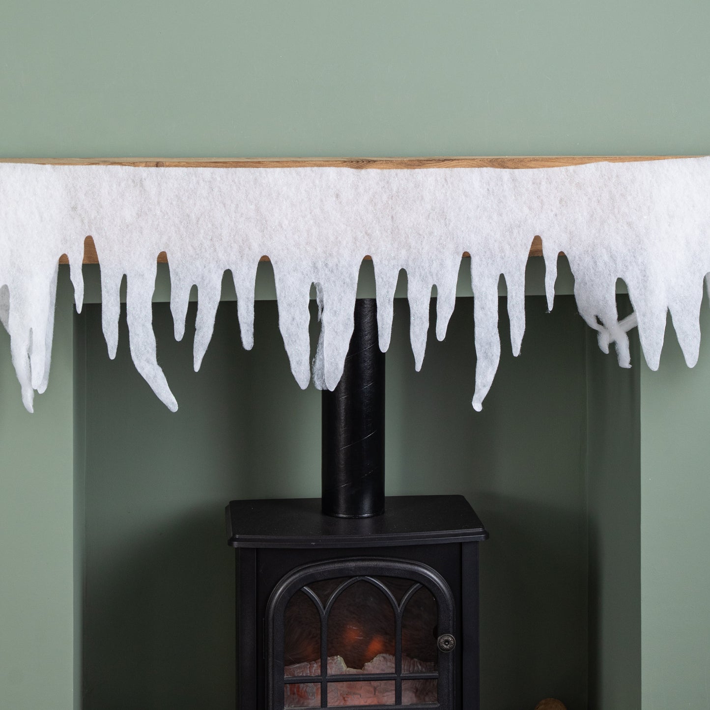 2m x 36cm Christmas Icicle Snow Drape Material