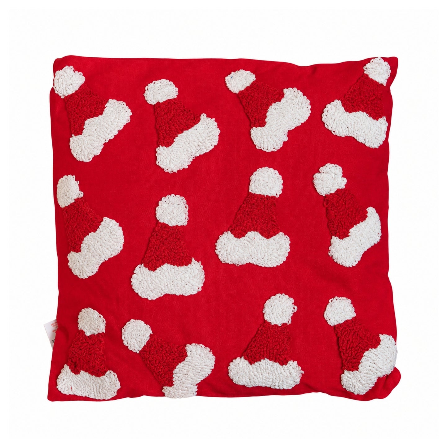 43cm Soft Red Santa Hat Christmas Cushion Decoration