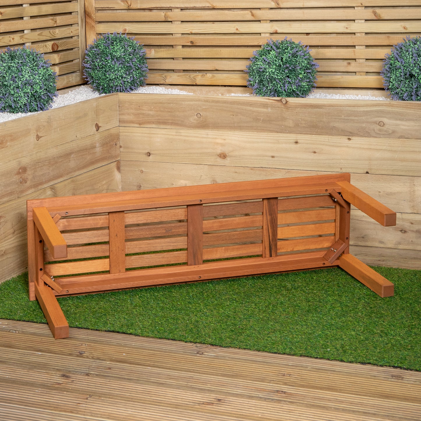 Samuel Alexander Coniston 2 Seater Outdoor Wooden Garden Bench Stool