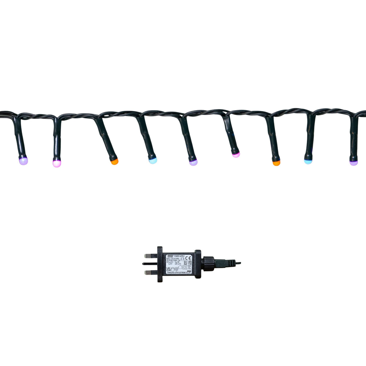 9m 360 LED BerryBrights Christmas String Lights in Rainbow