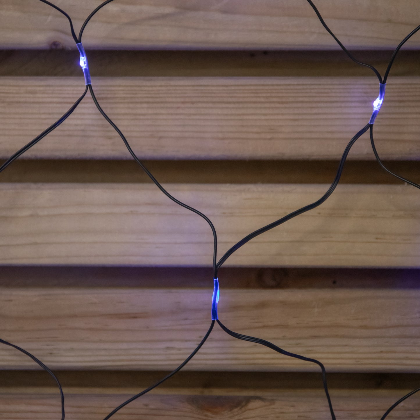3.5m x 1.2m Christmas Window Net Lights with Multi-Action Blue & White LEDs