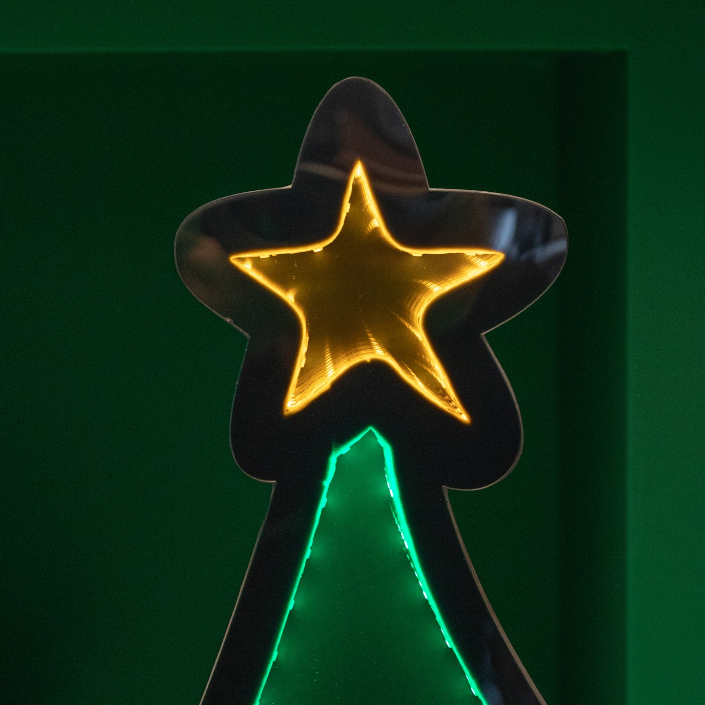 90cm Light up Standing Christmas Tree with Star Infinity Decoration with LEDs