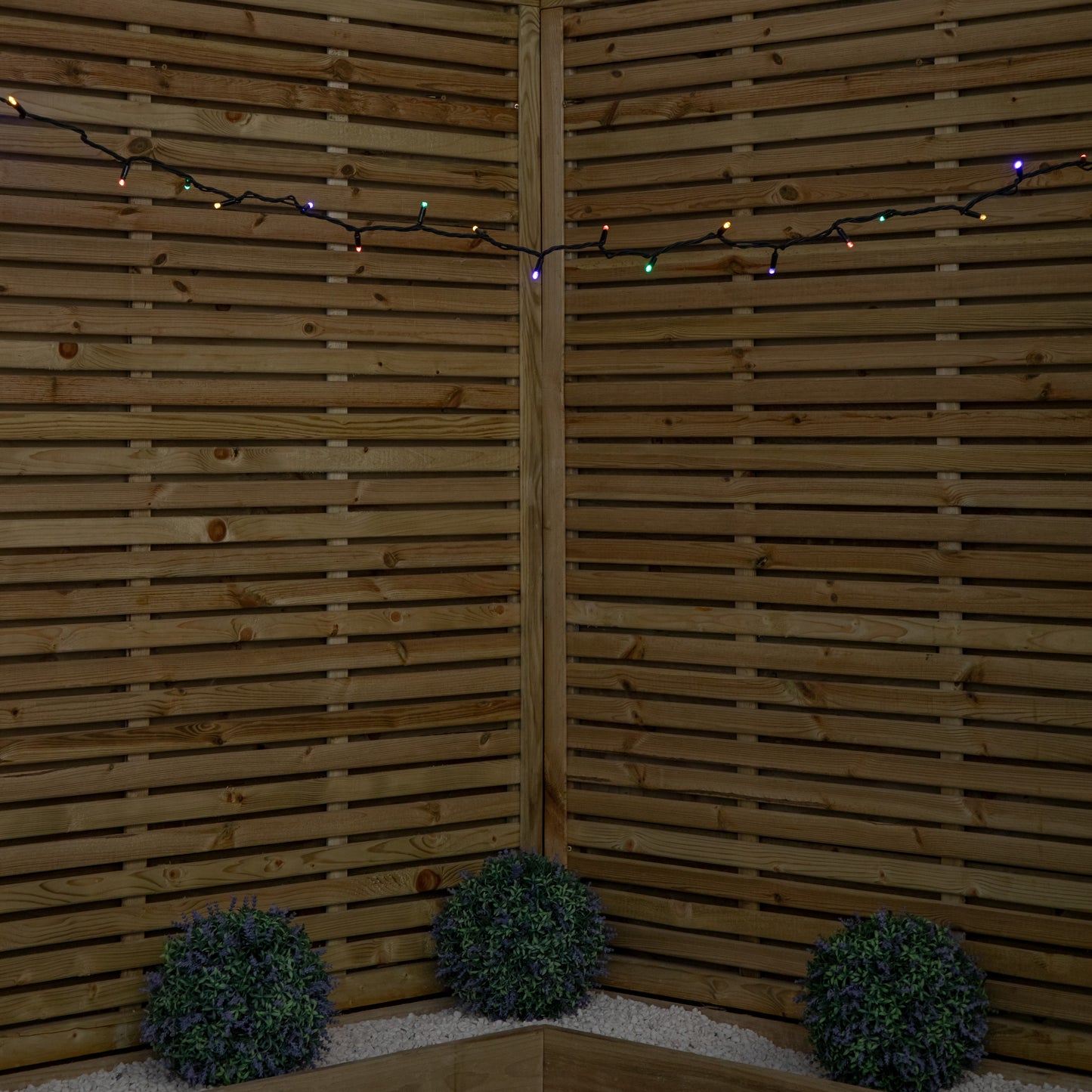 24m Set of 300 Connectable String Lights with Multi-Coloured LEDs