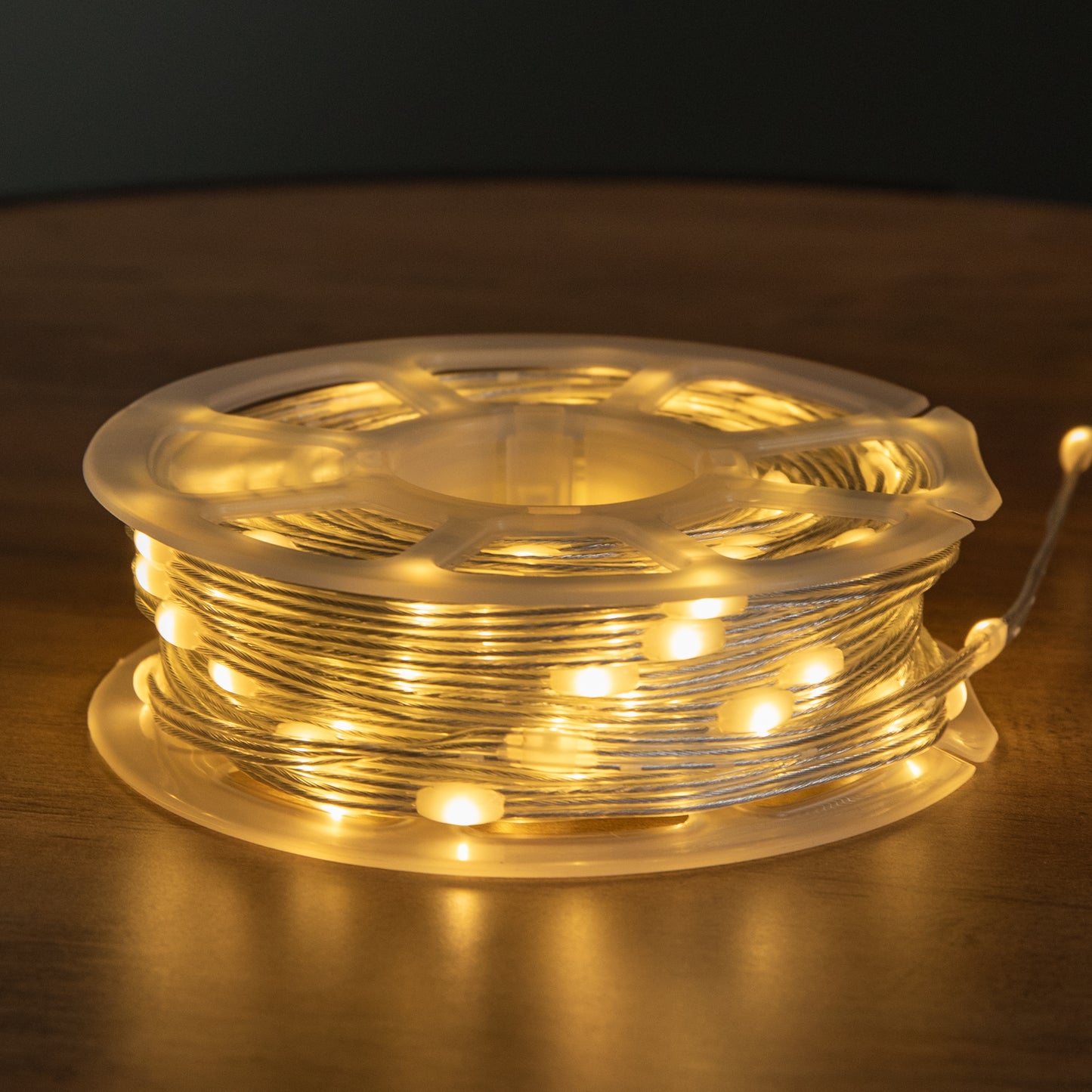 15m Light up Christmas Two Tone String Lights with 200 Warm White & Cool White LEDs