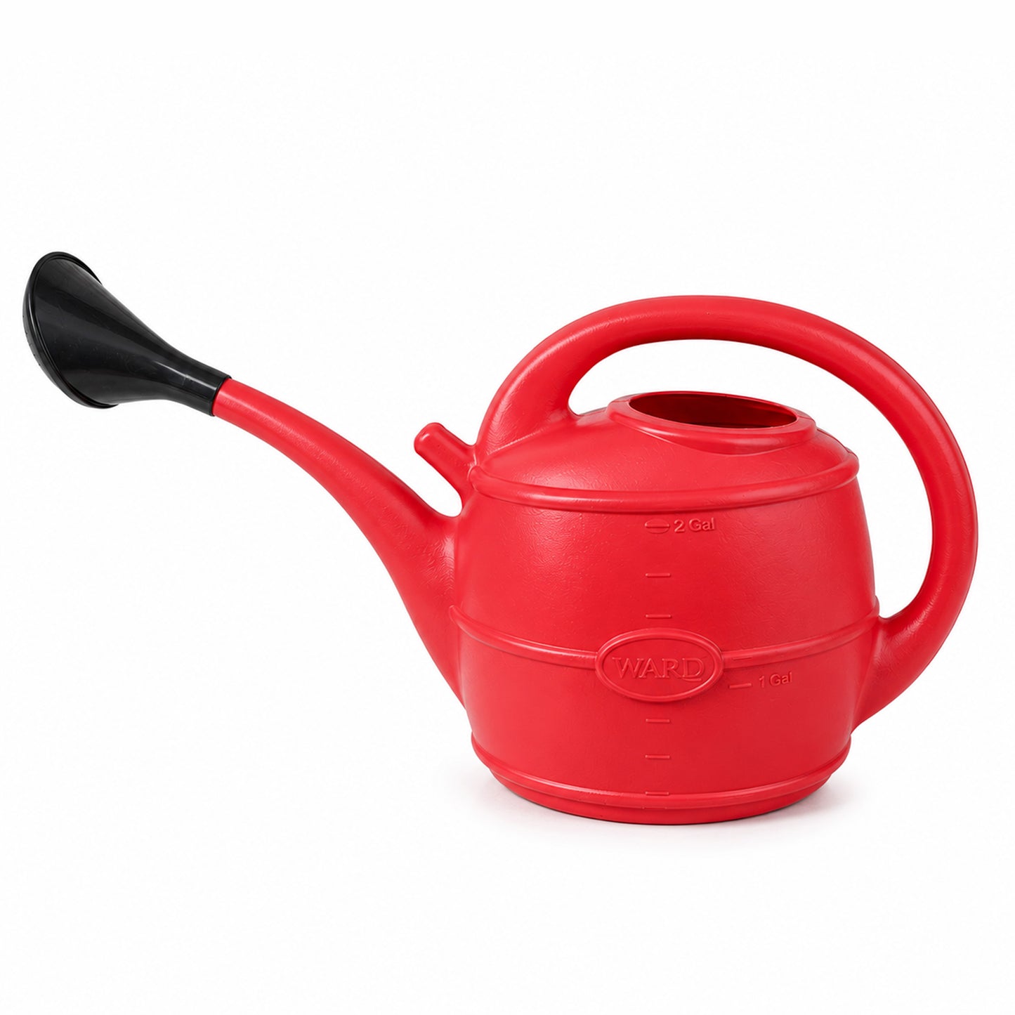 10L Ward Garden Watering Can with Rose - Red