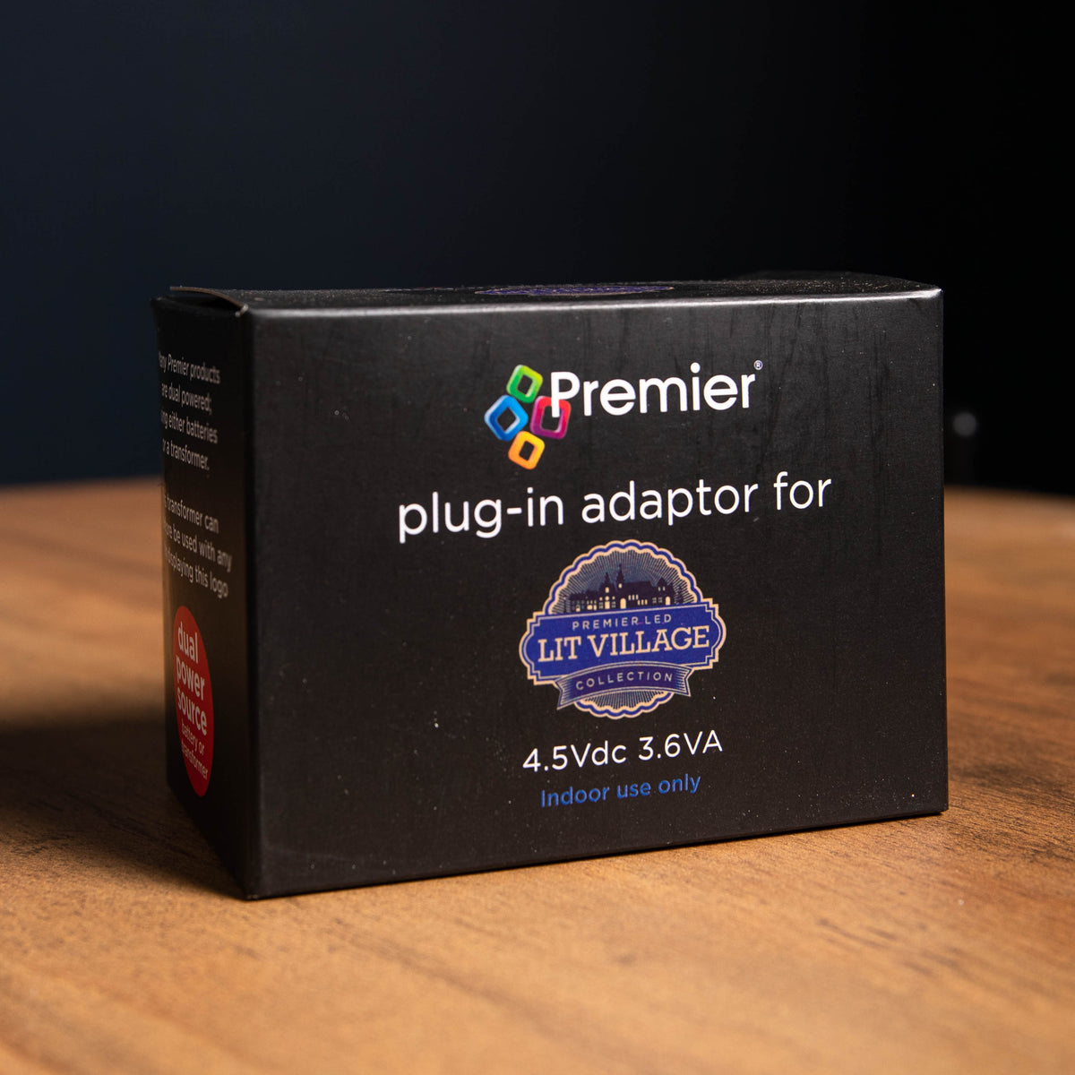 Premier TFD0515L 4.5Vdc 3.6VA Plug-in Adaptor for Christmas Decorations - L Shape