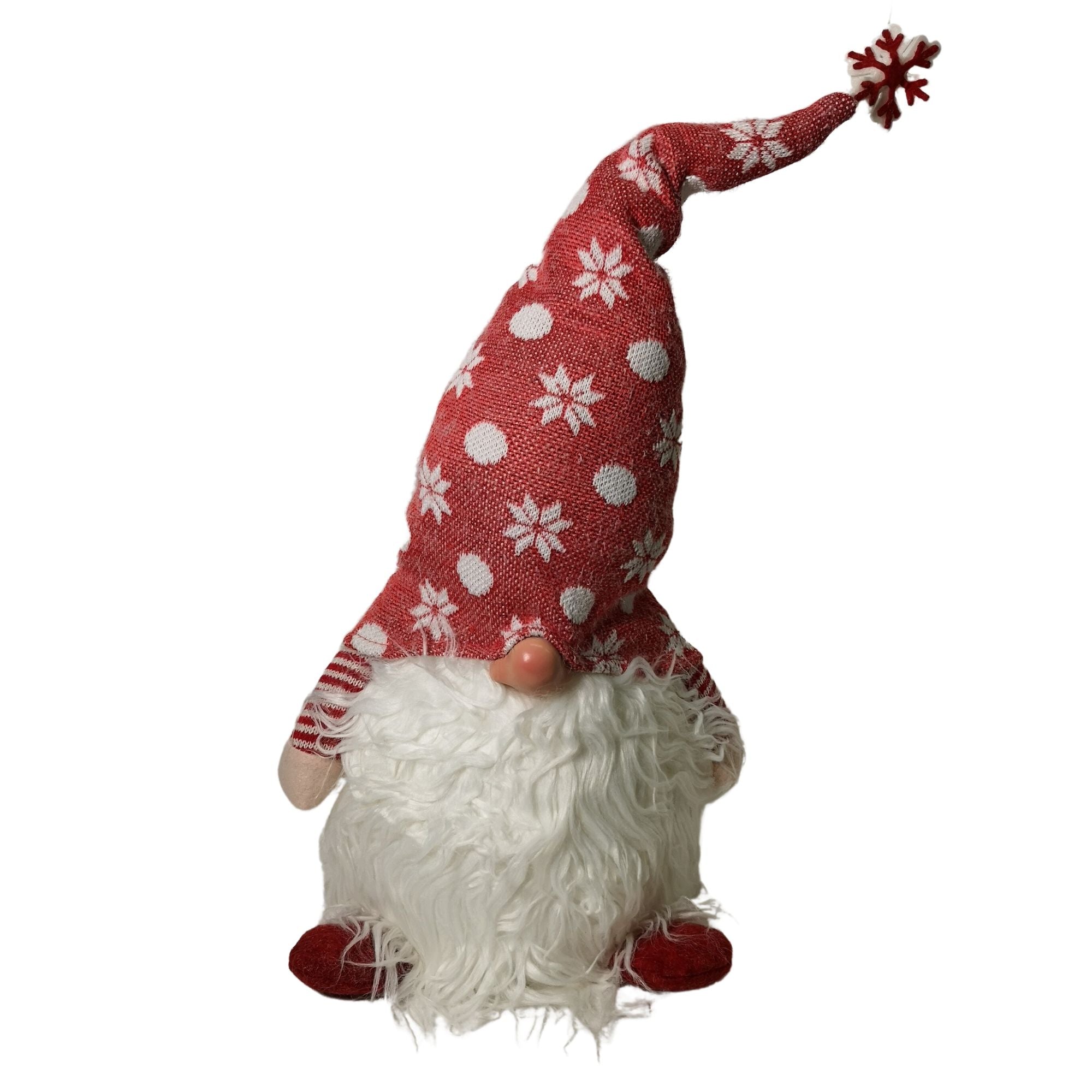 56cm Battery Operated Light Up Christmas Standing Gonk Decoration in Red