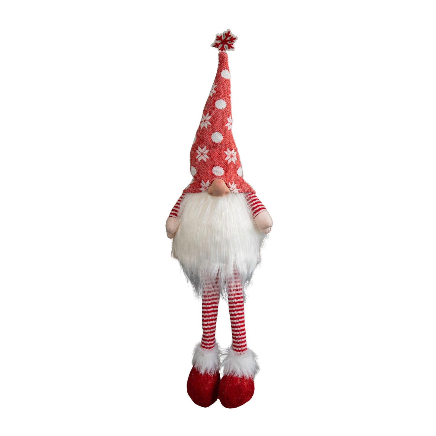 69cm Battery Lit Christmas Gonk Decoration with Dangly legs in Red