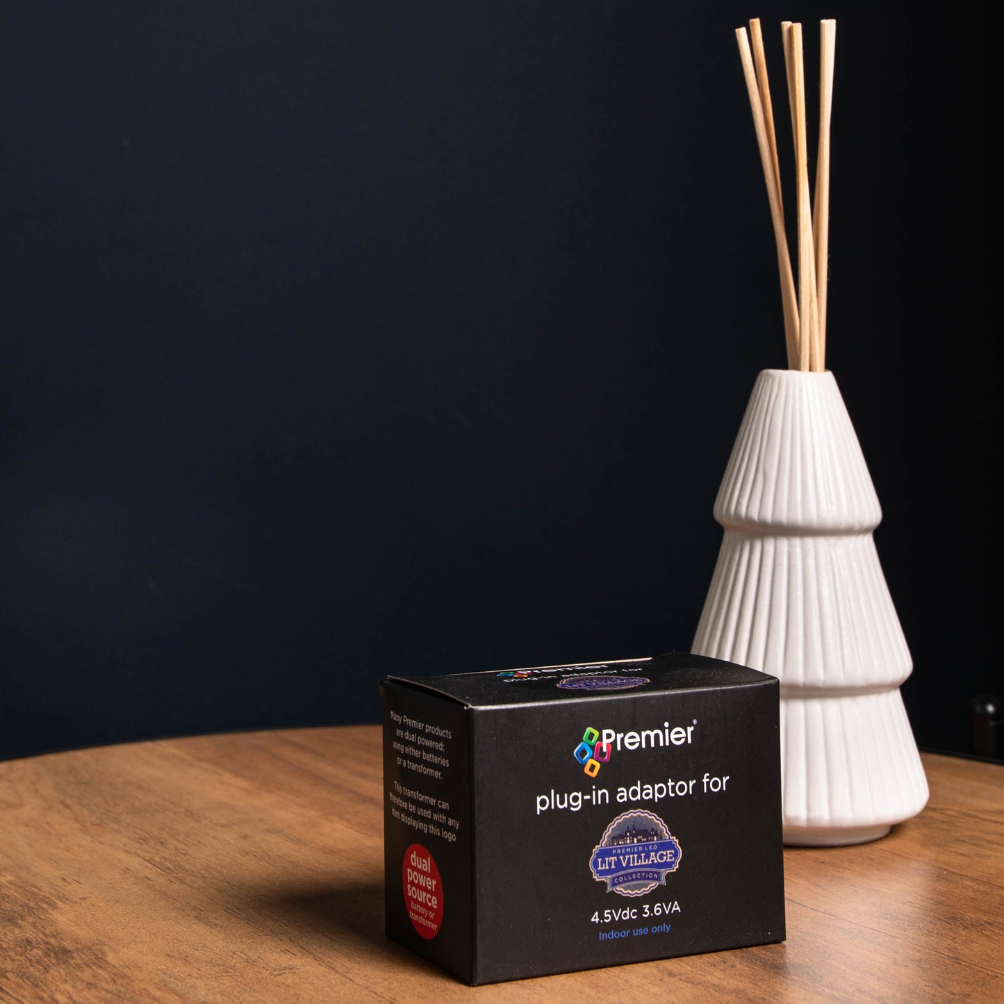 Premier TFD0515L 4.5Vdc 3.6VA Plug-in Adaptor for Christmas Decorations - L Shape