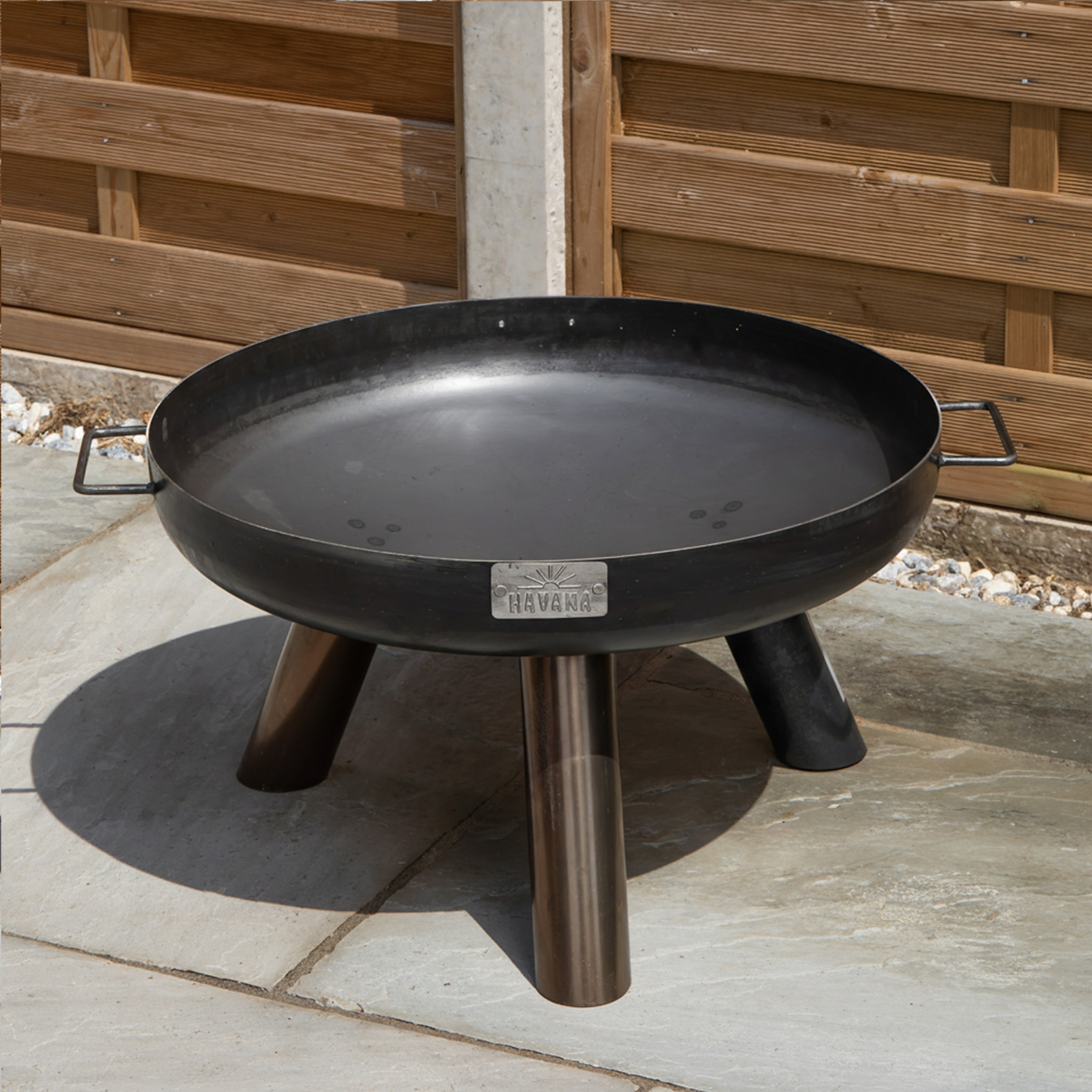 35cm Black Steel Primo Caldera Outdoor Garden Fire Pit