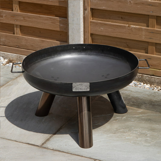 35cm Black Steel Primo Caldera Outdoor Garden Fire Pit