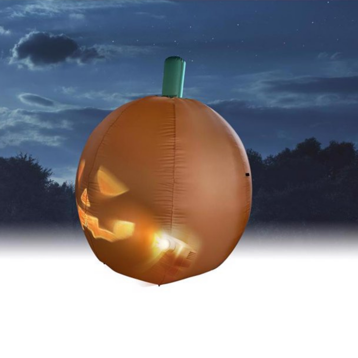 Factory Seconds: Animated Jabberin Jack Giant 5ft Inflatable Talking Animated Halloween Pumpkin with Built-in Projector and Speaker 