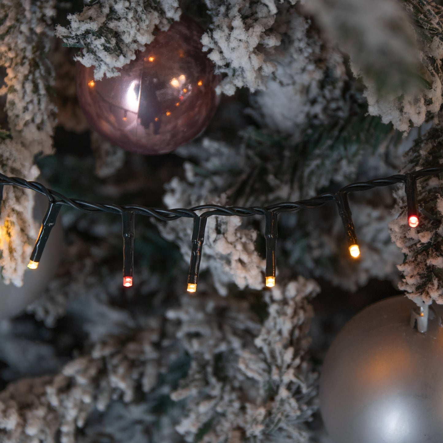 6m 240 LED TreeBrights Christmas String Lights with Timer in Red and Vintage Gold