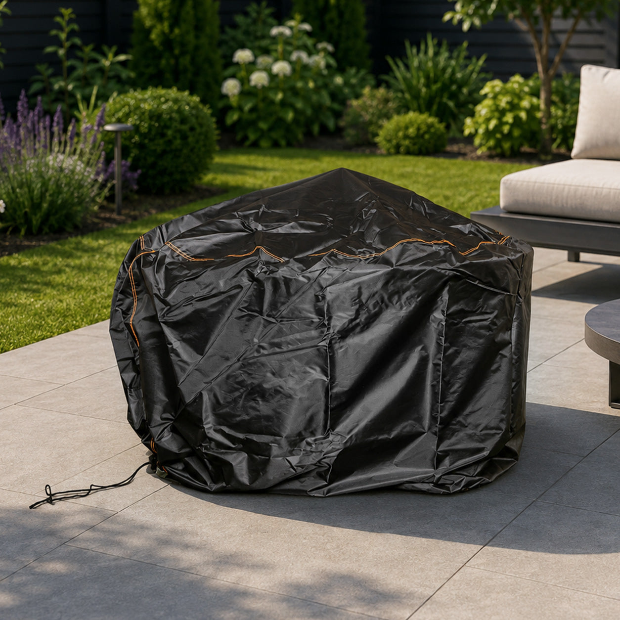 Samuel Alexander Heavy Duty Waterproof Anti UV Windproof Outdoor Protective Garden Fire Pit Cover