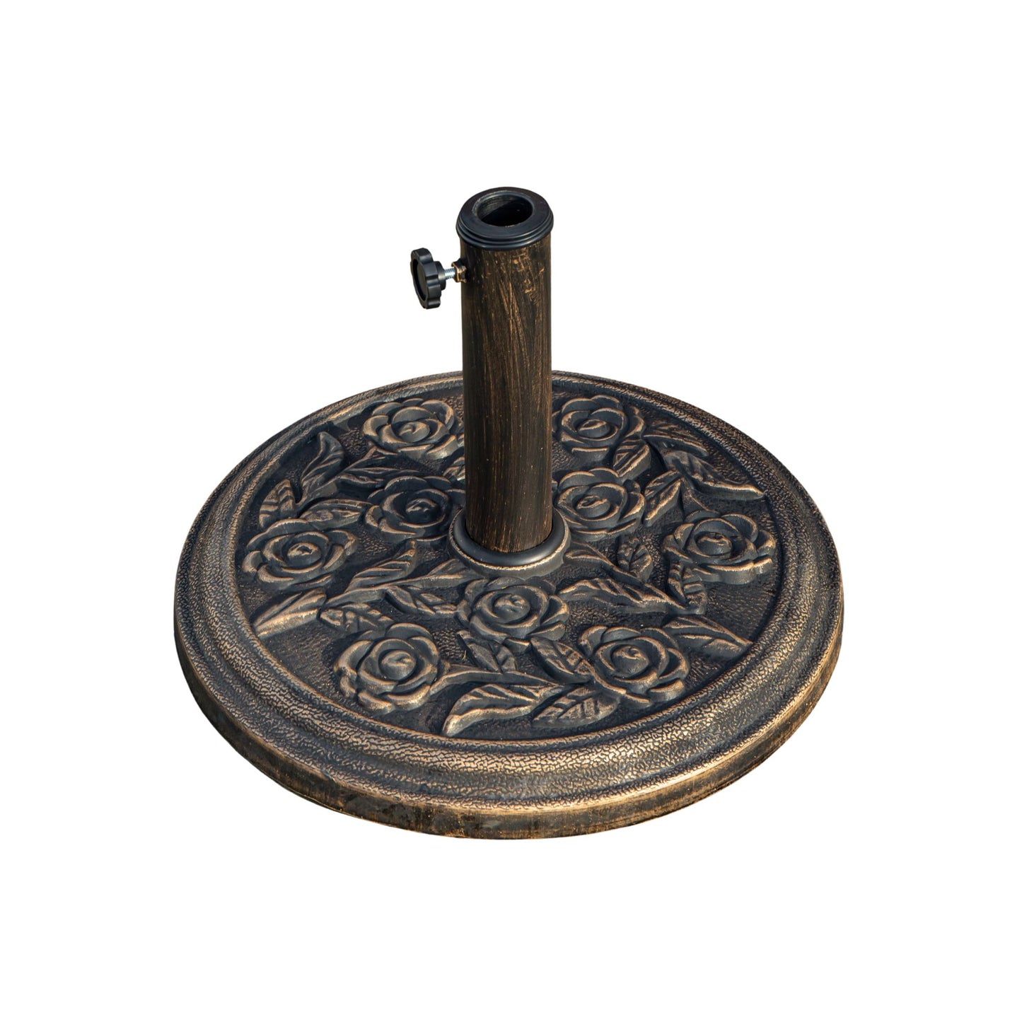 Factory Seconds 9kg Heavy Duty Bronze Cast Iron Effect Garden Parasol Base