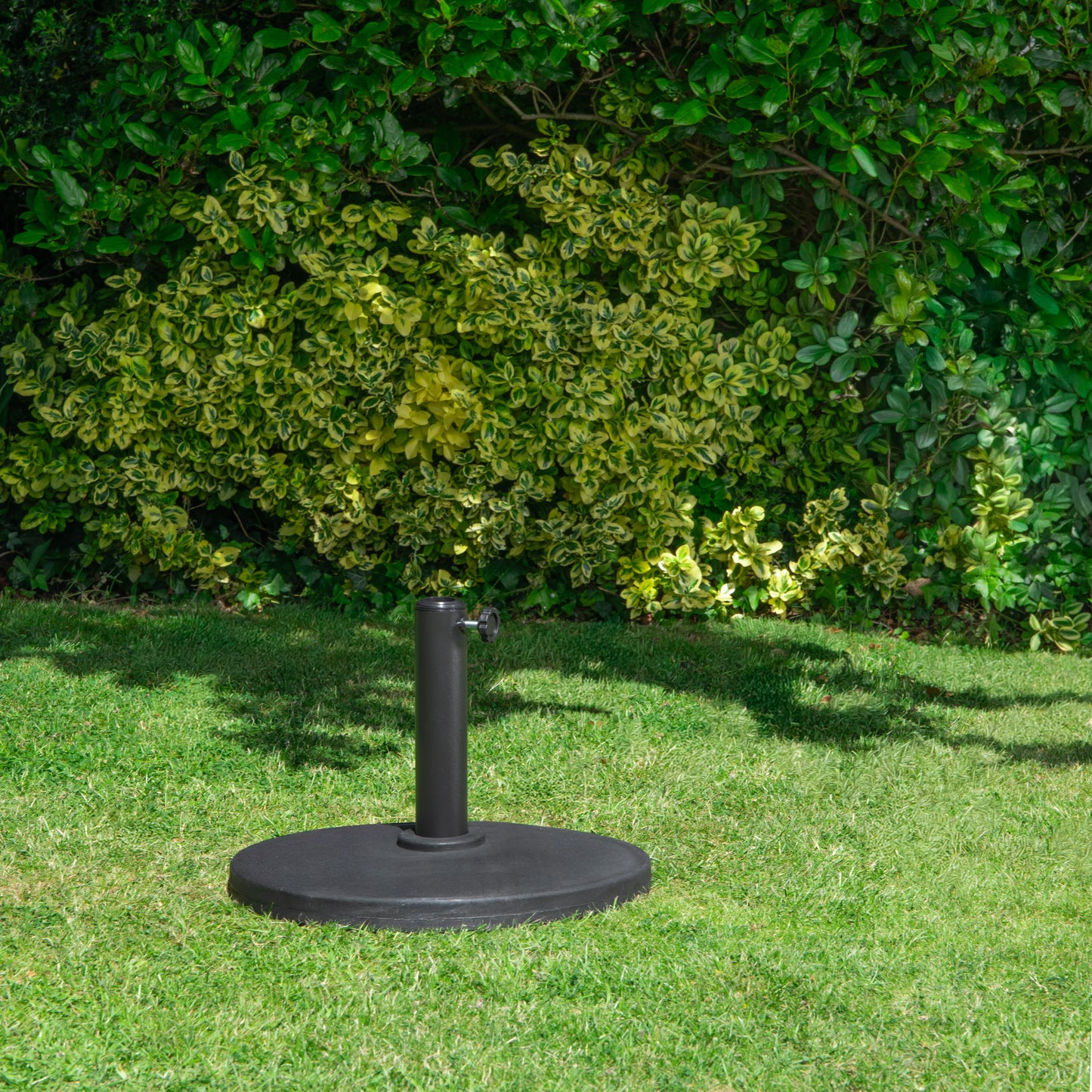 11kg Black Heavy Duty Round Garden Patio Parasol Umbrella Base